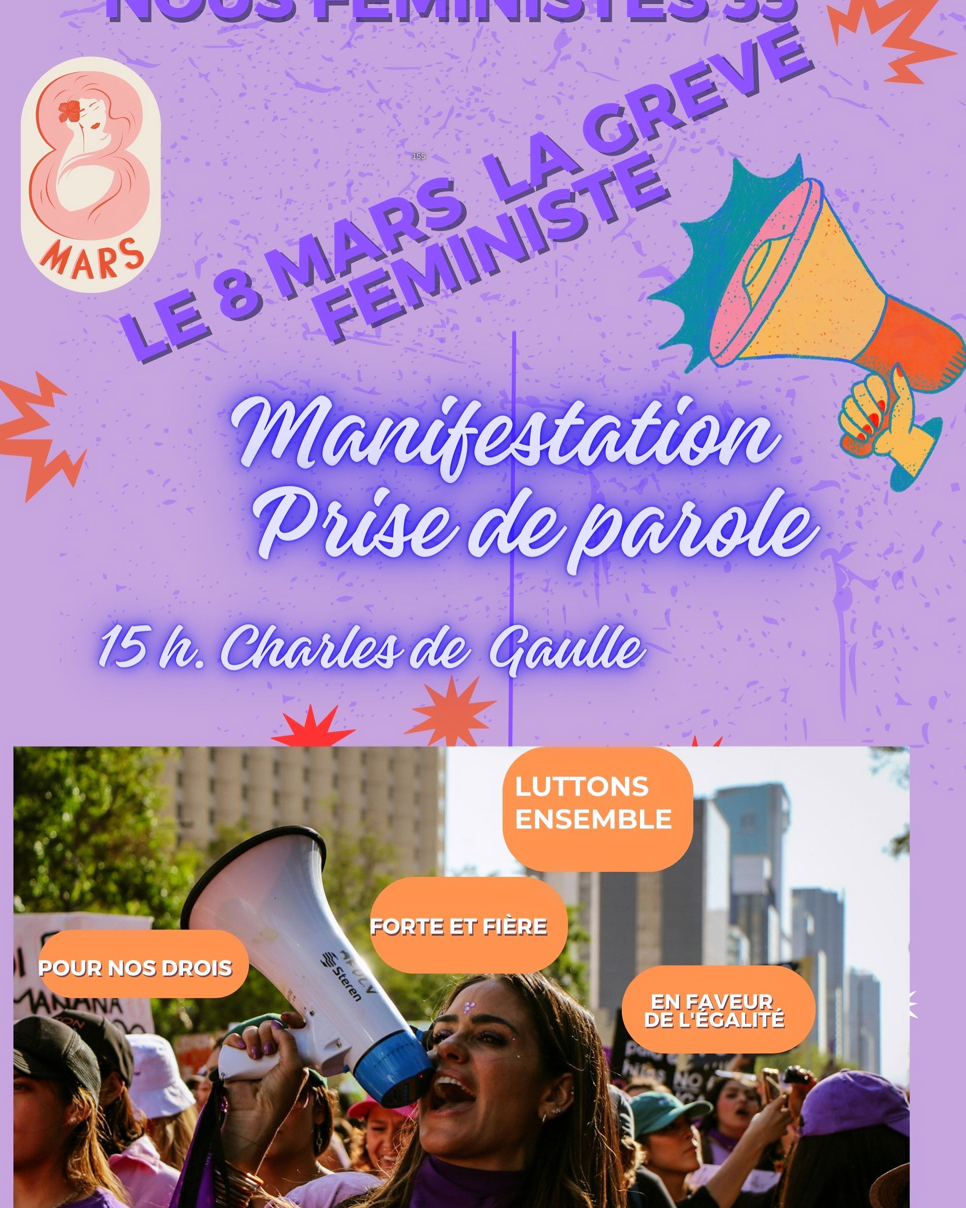 Affiche pour la journée internationale de la femme